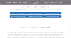 Desktop Screenshot of justwellness.nl